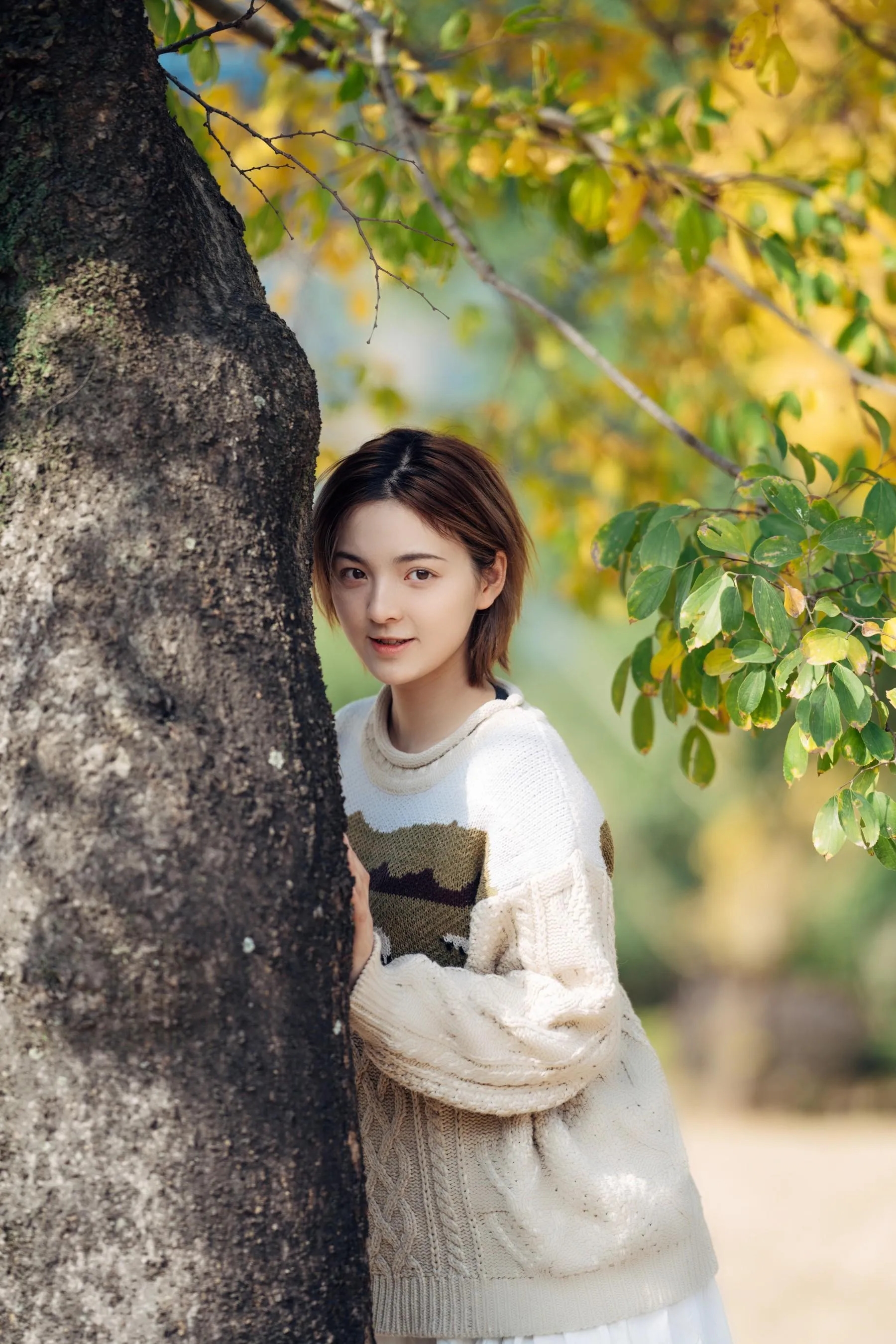[YITUYU艺图语]2022.01.25 暖冬银杏，18岁的素颜女孩 dudu [35P]插图8